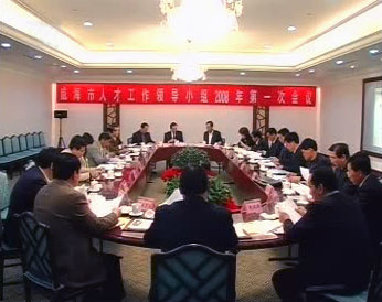 全市人才工作领导小组2008年第一次会议